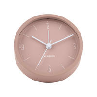 WECKER Rosa 9/9 cm - Pink, Metall (9/9/3cm) - KUNSTLOFT