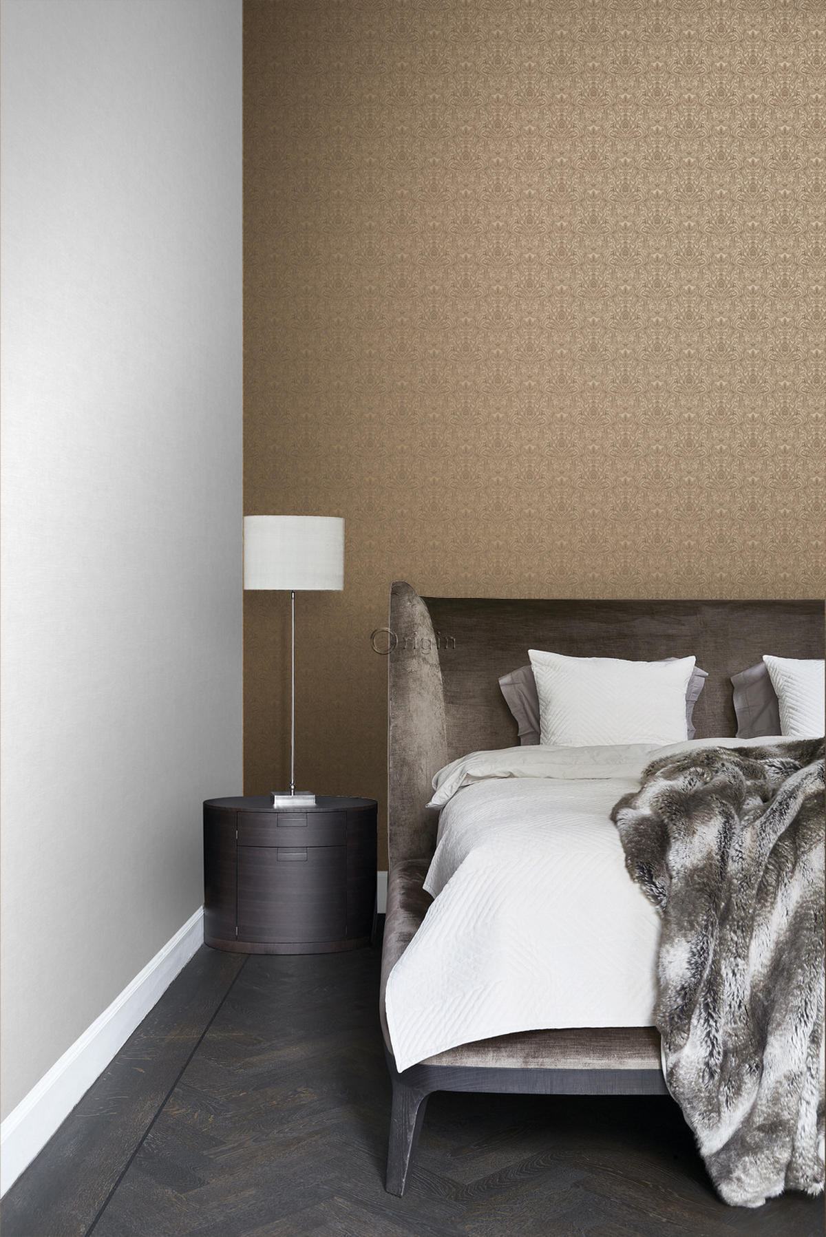 TAPETE Ornamente 53 cm x 10.05 m - Gelb, Papier (53/1000cm) - Origin Wallcoverings