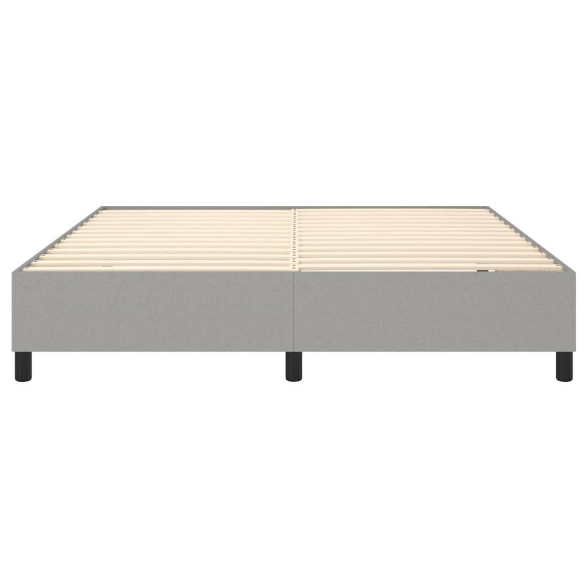 POLSTERBETT Rabanal 180/203 cm - Hellgrau, Holzwerkstoff (180/200cm) - Nettlife