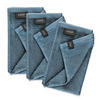 GÄSTEHANDTUCH 3ER SET AUS 100 % BAUMWOLLE SENSE - Blau, Textil (30/50cm) - Schöner Wohnen