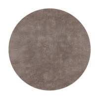 HOCHFLORTEPPICHE Taupe Ø 120 cm - Taupe, Kunststoff (120/120cm) - TT Home
