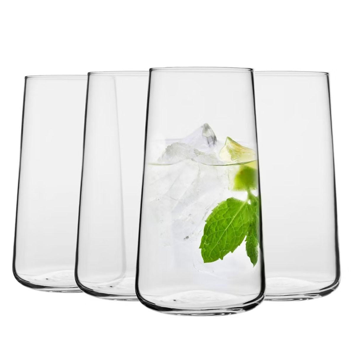 LONGDRINKGLÄSER Infinity, 4er-Set, 600 ml - Transparent, Glas (0.6L) - Krosno Glass