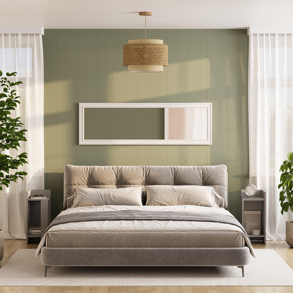 NACHTTISCH Lenar Greige 27 x 60 cm 2er-Set - Greige, Holzwerkstoff (27/60/25cm) - Vicco