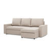 ECKSOFA MIT SCHLAFFUNKTION NEO, Beige - Beige, Textil (231/140cm) - Mebligo