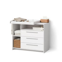 WICKELKOMMODE Nera, Weiß, mit Wickelaufsatz - Weiß, Holzwerkstoff (110/93.5/53cm) - Livinity®