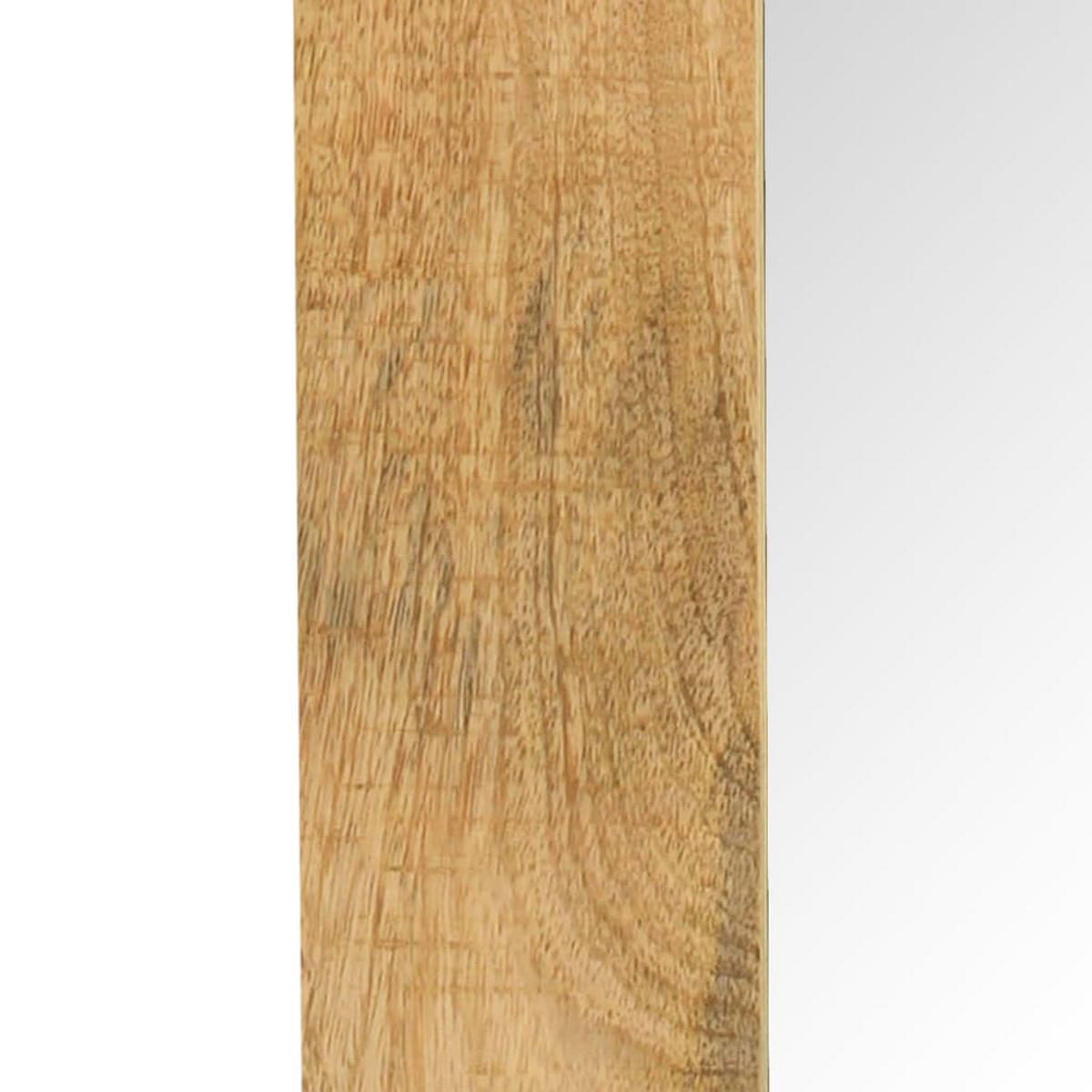 SPIEGEL Mangoholz Massiv 50 x 50 cm - Braun, Holz (50/50/1cm) - furnicato