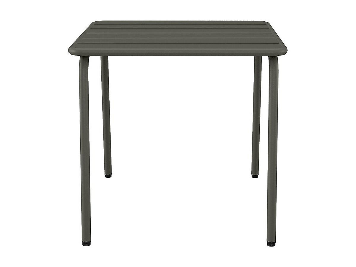 GARTEN-BEISTELLTISCH quadratisch - Metall - Anthrazitgrau - MIRMANDE von MYLIA - Anthrazit, Metall (45/45/41.5cm) - Vente-Unique
