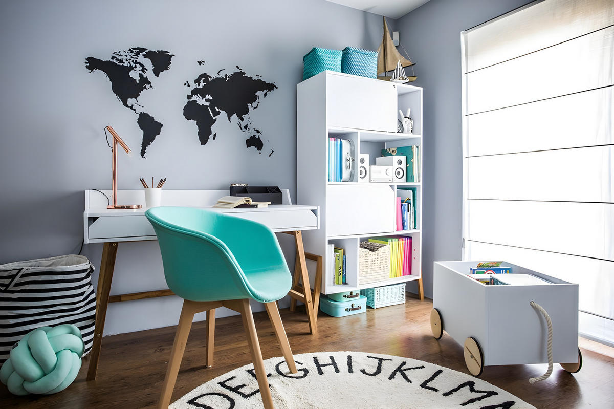 KINDERREGAL Lotta Weiß - Weiß, Holzwerkstoff (103/163/39cm) - RAUMHIRSCH FURNITURE