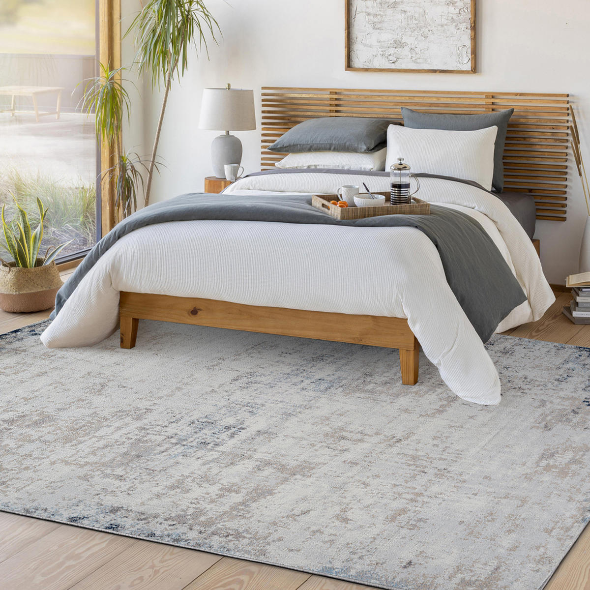 KURZFLORTEPPICH Alix 120/170 cm Blau - Blau, Textil (120/170cm) - LIVABLISS