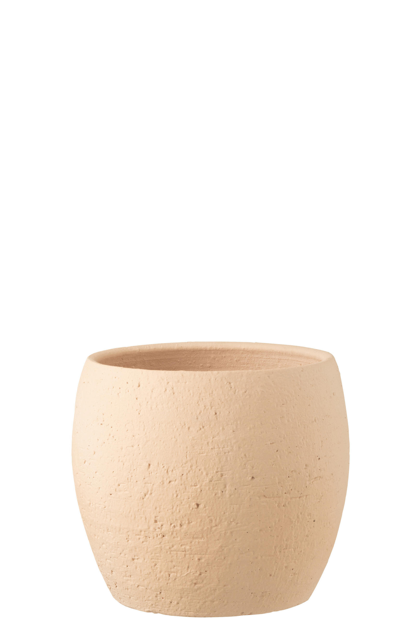 BLUMENTOPF ENYA - Töpferei - Beige - XL - Ø 28 cm - Beige, Keramik (28/26cm) - J-Line