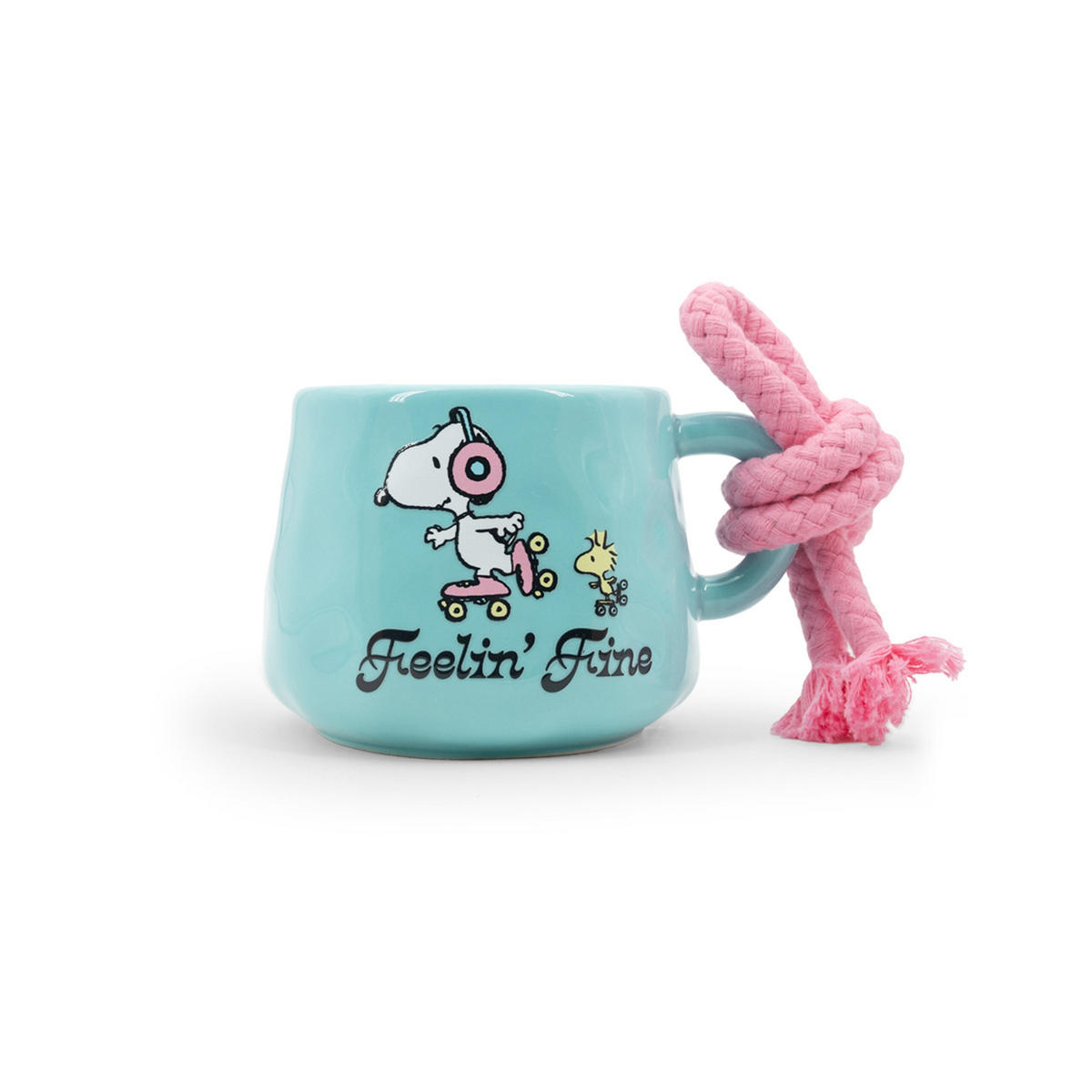 PEANUTS Duftkerzen - Rosa, Naturmaterialien/Glas (8cm)