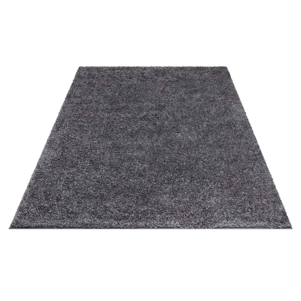 HOCHFLOR-TEPPICH City Shaggy 500 Anthrazit 200x290 cm - Anthrazit, Textil (200/290cm) - carpet city