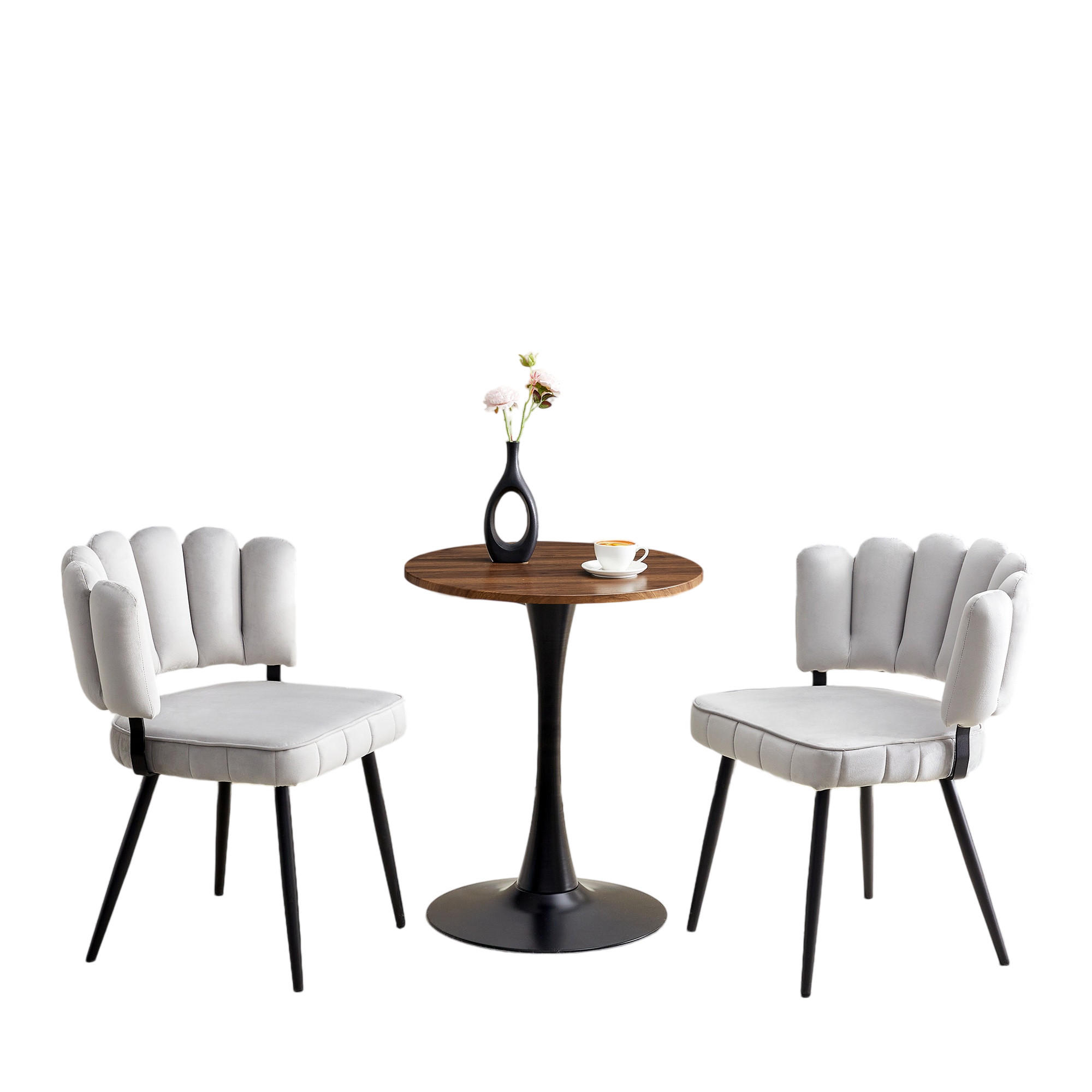 ComfortXL Essgruppe Hellgrau 60x72x60 cm