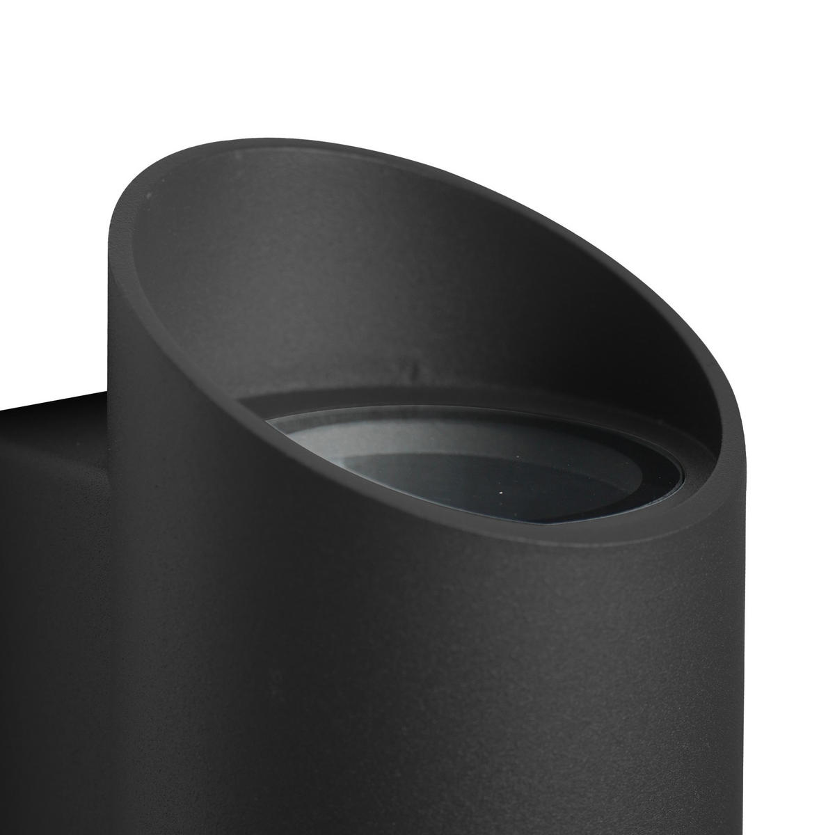 WANDLEUCHTE Nico - Schwarz - 7.7/23.5 cm - Schwarz, Kunststoff (7.7/23.5/23.5cm) - Nordlux