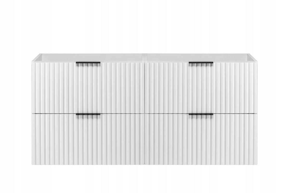 WASCHBECKUNTERSCHRANK FLOW Weiß matt 120/57/46 cm - Weiß, Holzwerkstoff (120/57/46cm) - Rodan
