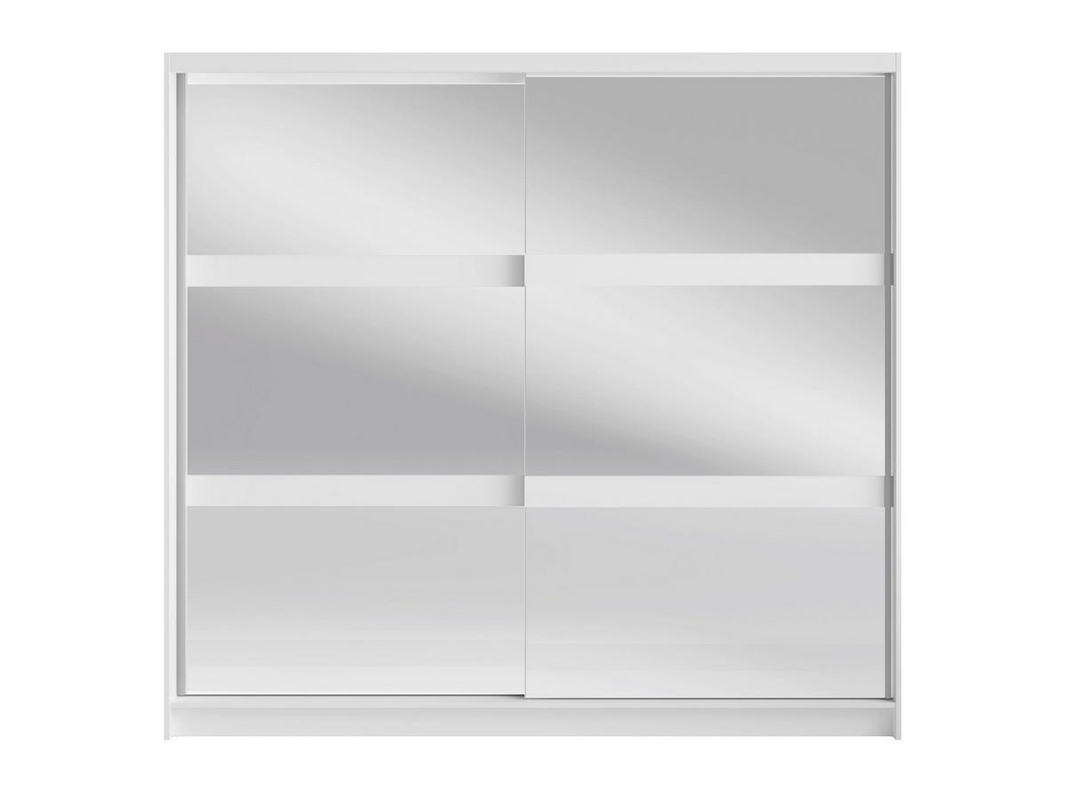 KLEIDERSCHRANK Weiß 230/215/62 - Weiß, Holzwerkstoff (230/215/62cm) - RAUMHIRSCH FURNITURE