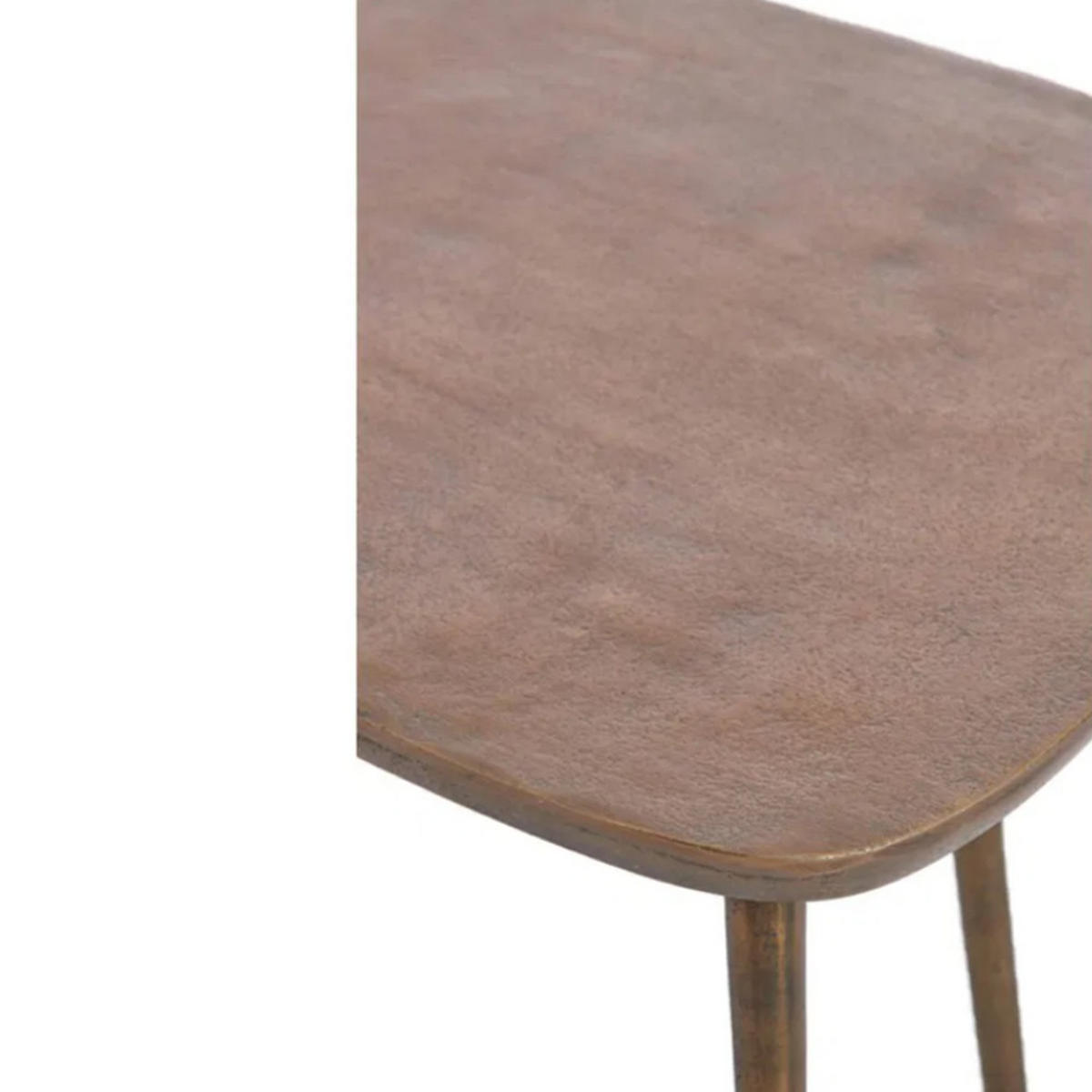 COUCHTISCH PUNO 87x42x39 cm, Metall, Antik Bronze - Bronzefarben, Metall (87/42/39cm) - Light & Living