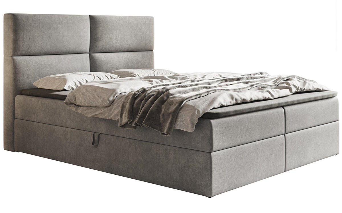 BETT Grau FOX 3 180x200 cm - Grau, Textil (180/200cm) - Sepro Meble