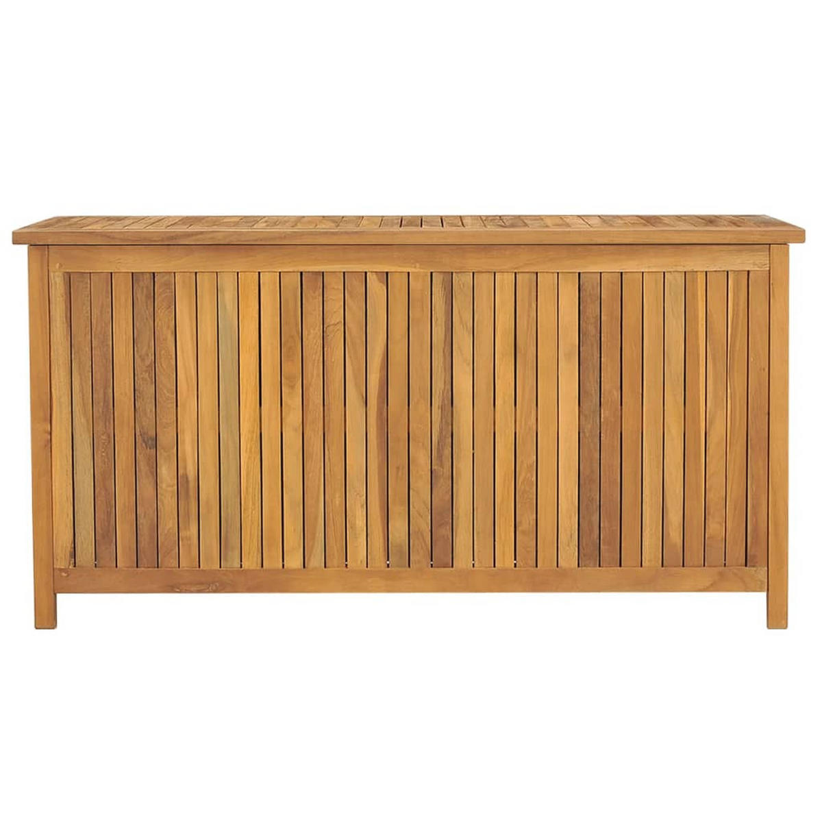 GARTENBOX 114x50x58 cm Massivholz Teak - Braun, Holz (114/58/50cm) - furnicato