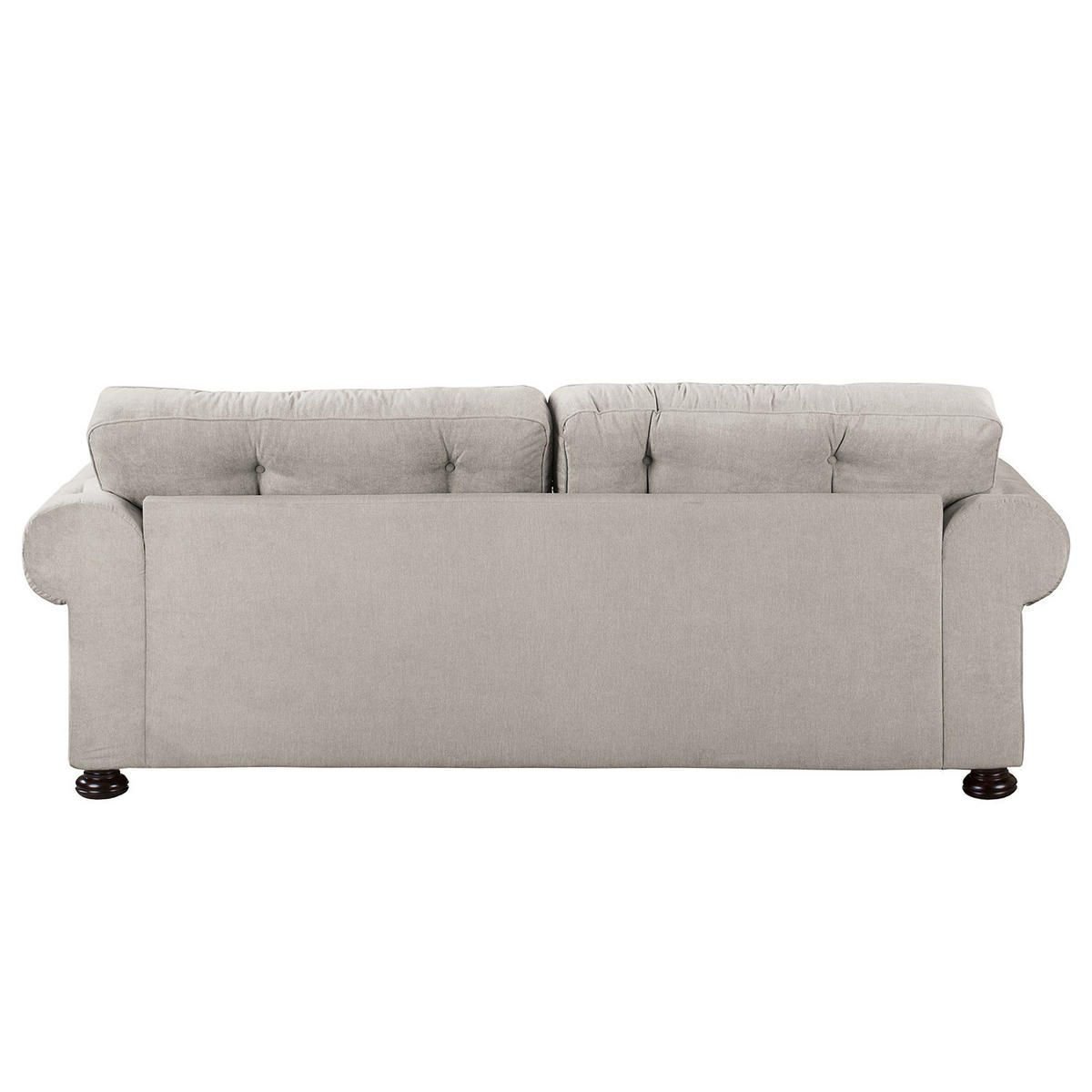 POLSTERGARNITUR (3-2) - Microfaser - Grau, Textil (1/1/1cm) - home24