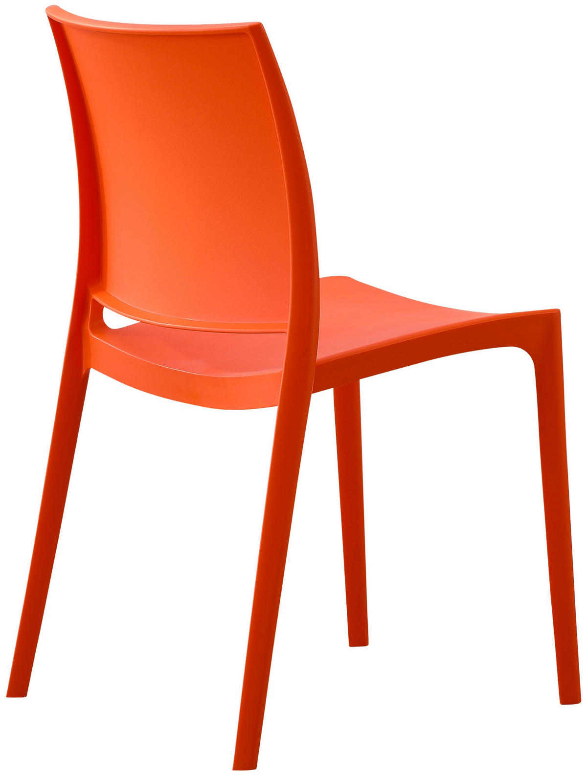 GARTENSTUHL Kunststoff Orange - Orange, Kunststoff (42/81/49cm) - CLP
