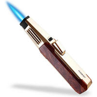 KÜCHENBRENNER mit verstellbarer Flamme Holzoptik - Multicolor, Metall (3/2/15cm)