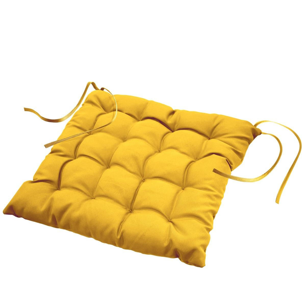 STUHLKISSEN Essentiel 40/40 cm - Gelb, Textil (40cm) - Douceur d´intérieur