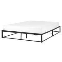 BETT mit Lattenrost 160x200 cm Schwarz Viry - Schwarz, Metall (160/200cm) - Beliani