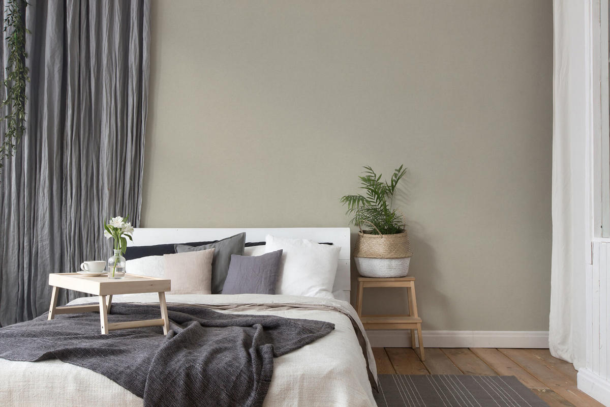 VLIESTAPETE Grau 53/1005 cm - Grau, Textil (53/1cm) - KUNSTLOFT