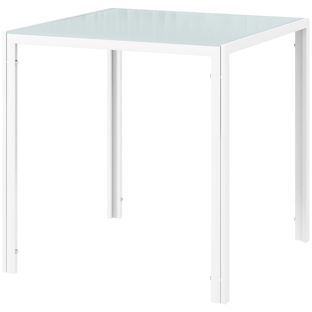 ESSTISCH Weiß 1 Stück - Weiß, Naturmaterialien (75/75/75cm) - GiPP