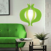 HÄNGELEUCHTE TALLEGO Grün Metall Glas - Grün, Glas (42/42/110cm)