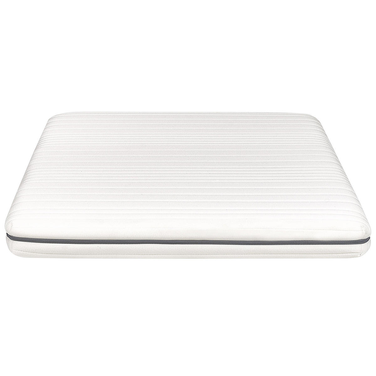 SCHAUMMATRATZE H2/3 Mittel 140/200 cm Enchant - Weiß, Textil (140/200cm) - Beliani