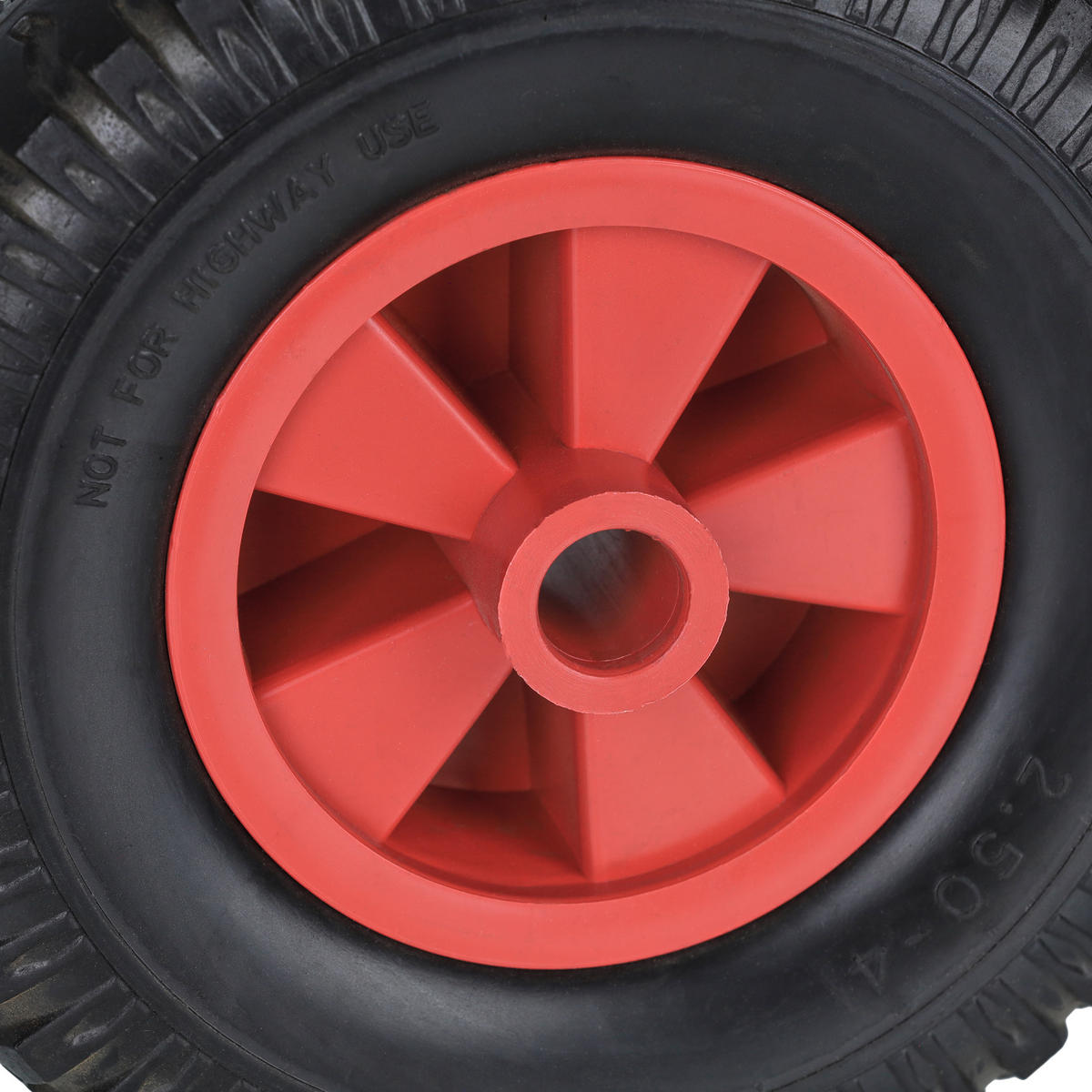 2xSCHUBKARRENRAD - Multicolor, Kunststoff (22/22/7.5cm) - Relaxdays