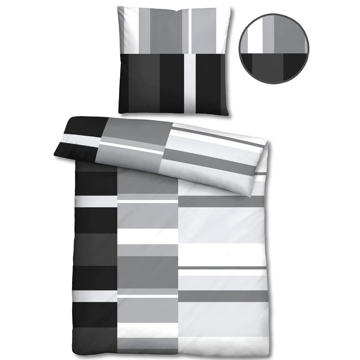 BETTWÄSCHE 155x220 cm - Weiß, Textil (155/220cm)