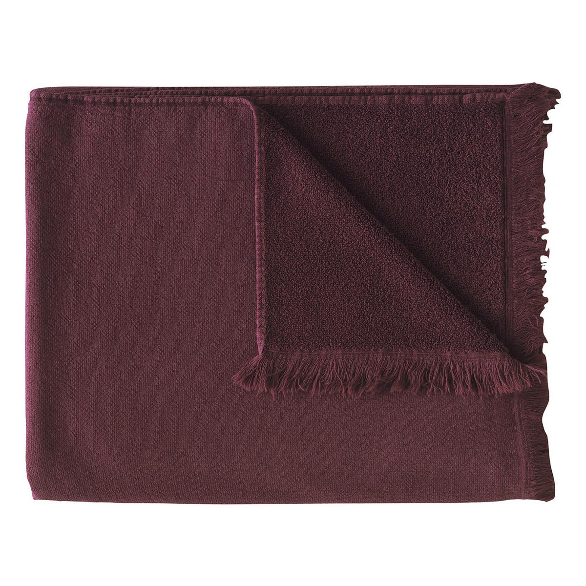 MAXI-BADETUCH Luna wein 100 x 160 cm - Bordeaux, Textil (160/100cm)