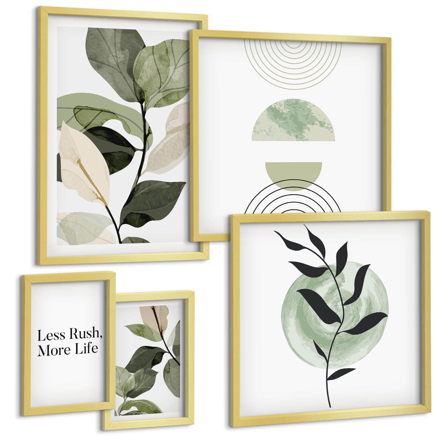 Tulup Bilder Gold 40x60 cm