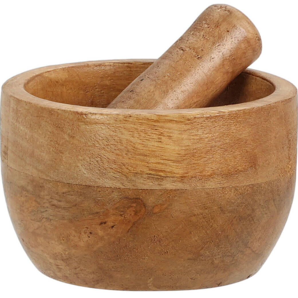 KÜCHENMÖRSER Mangoholz 10/6 cm - Multicolor, Holz (10/6.5/10cm) - Home Styling Collection