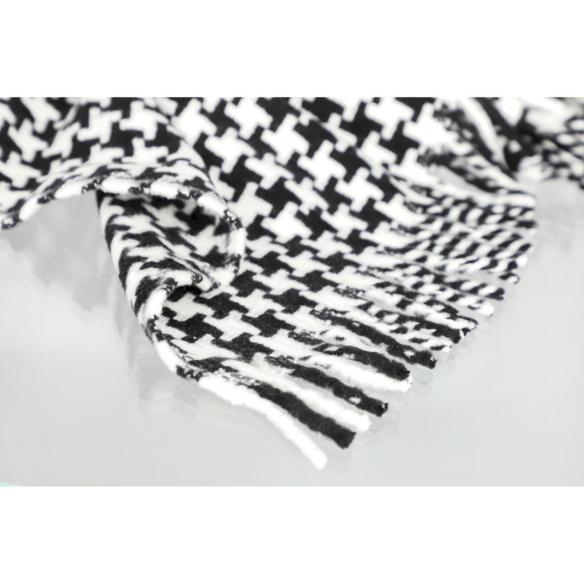 WOHNDECKE CRUSH - Schwarz, Textil (140/180cm) - Sportalm Kitzbühel