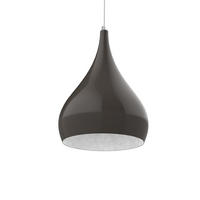 HÄNGELEUCHTE - Graubraun, Metall (25/25/120cm) - Lumicom