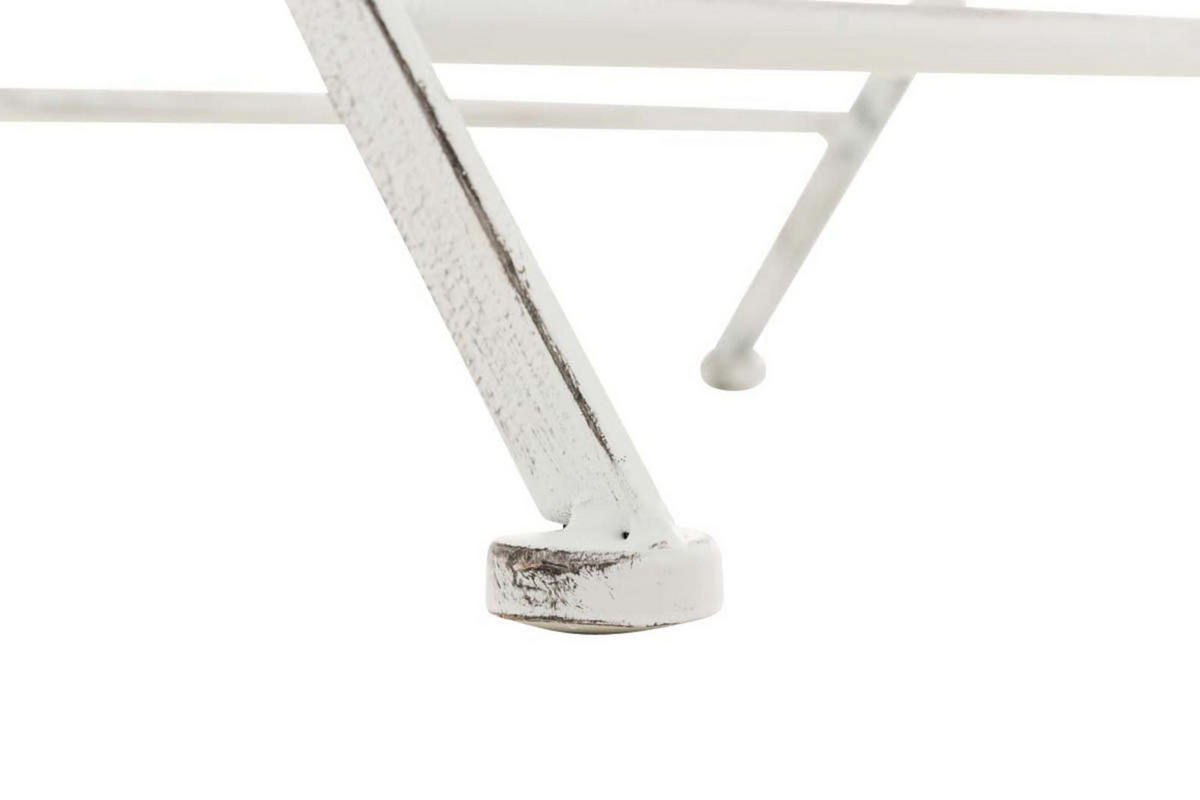 STÜHLE Sidan - 2er Set antik weiß - Weiß, Metall (42/91.5/49cm) - TPFGarden