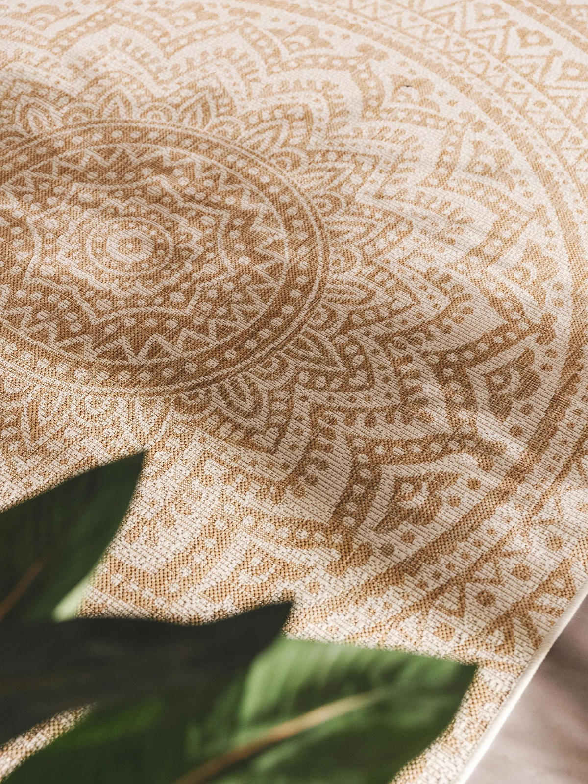 OUTDOORTEPPICH Cleo Cream/Beige 160x230 cm - Creme, Textil (160/230cm) - benuta Nest