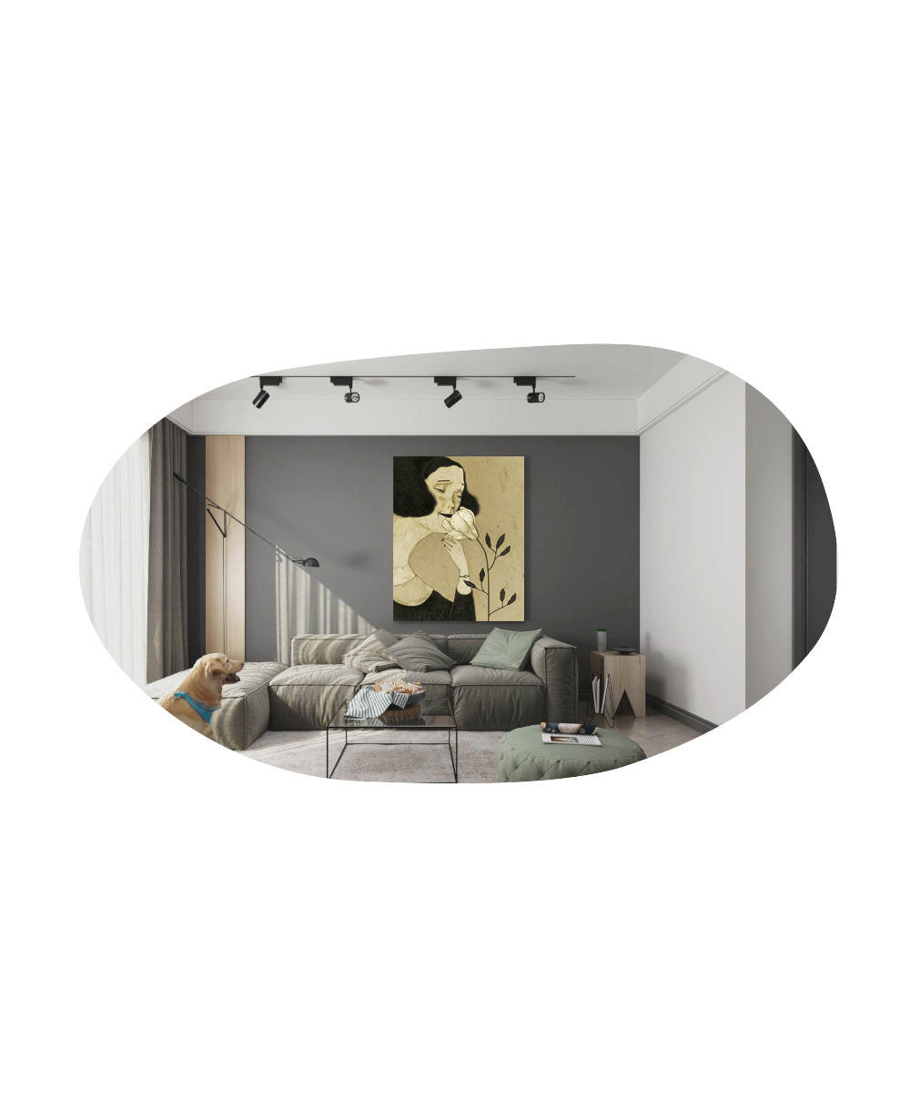 SPIEGEL Vanomi 52x89cm - Transparent, Holzwerkstoff (52/89/3.5cm) - moebel17