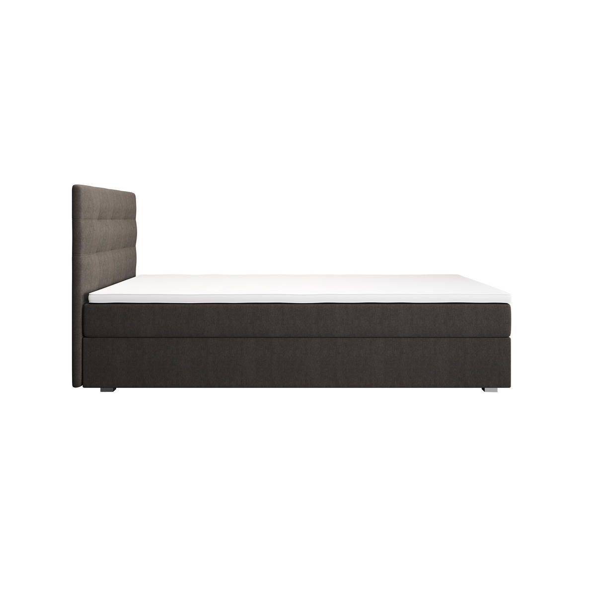 BOXBETT FADO 2 120x200, mit Matratze H3 und Topper, Cosmic 03 - Braun, Holz/Kunststoff (120/200cm) - Bedante