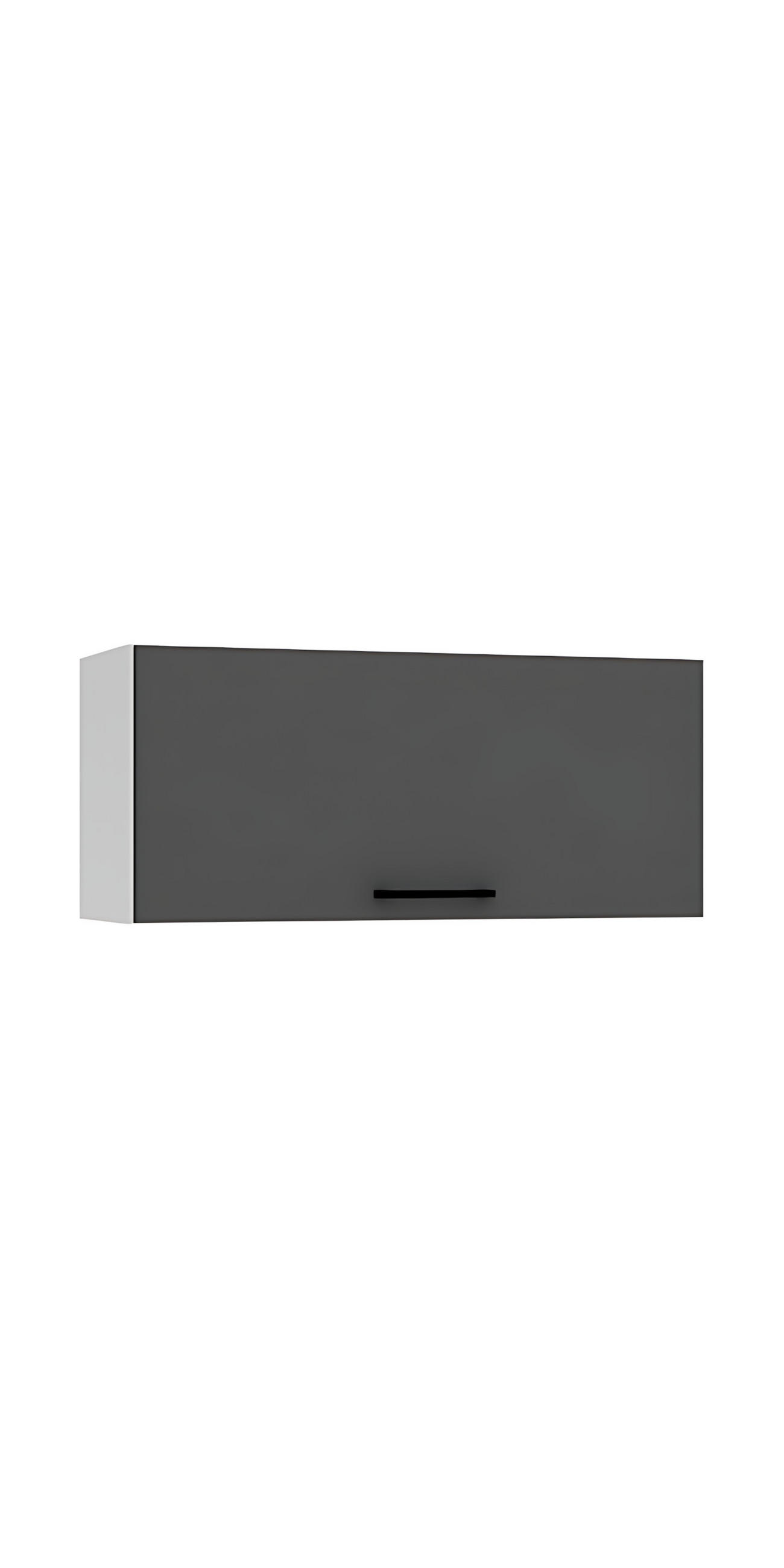 HÄNGESCHRANK W80OKGR - Morvex - Praktische Aufbewahrungsidee - Anthrazit, Holz/Metall (80/36/30cm) - ROYAL24_MARKT