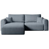 ECKSOFA Kornel mit Schlaffunktion Grau Boucle - Grau, Textil (248/165cm) - Bromarkt
