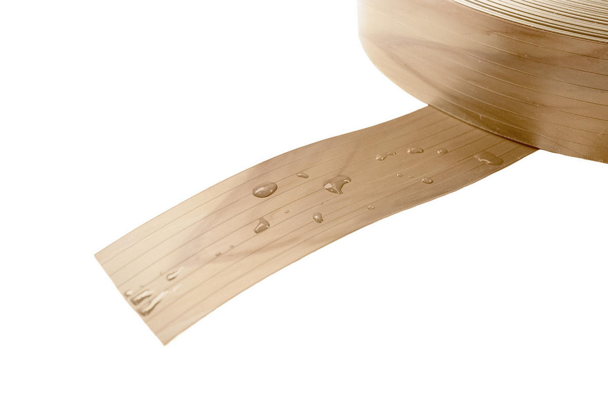 PVC SICHTSCHUTZSTREIFEN ROLLE FLEXIBEL Baldo Beige 60m L.46mm - Mit Clips und Endprofil - Beige, Kunststoff (6000/0.1cm) - Casanoov