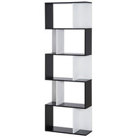BÜCHERREGAL 60/24/184,5 cm Schwarz - Brombeere, Karton (60/185/24cm)