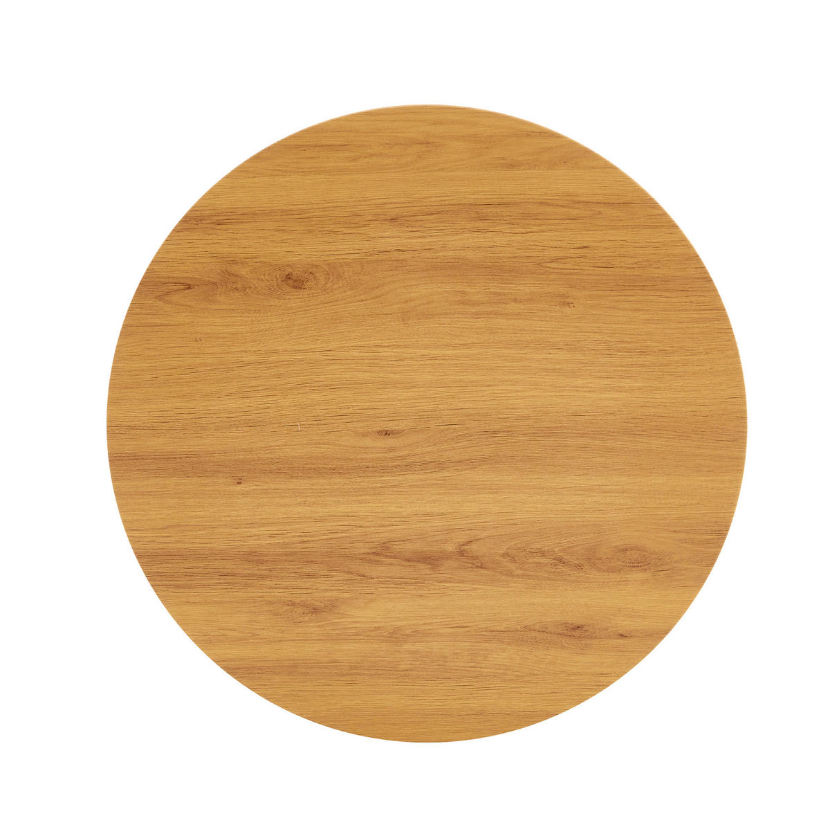BEISTELLTISCH 60/H 72 cm in Holzoptik und Goldfarben, rund - Schwarz, Holzwerkstoff (60/60/72cm) - BEAOK