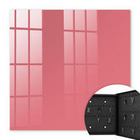 SCHLÜSSELBOX Schwarz 30x30 cm- Türöffnung nach rechts - Lachsfarben - Pink, Metall (30/30/5cm) - TULUP