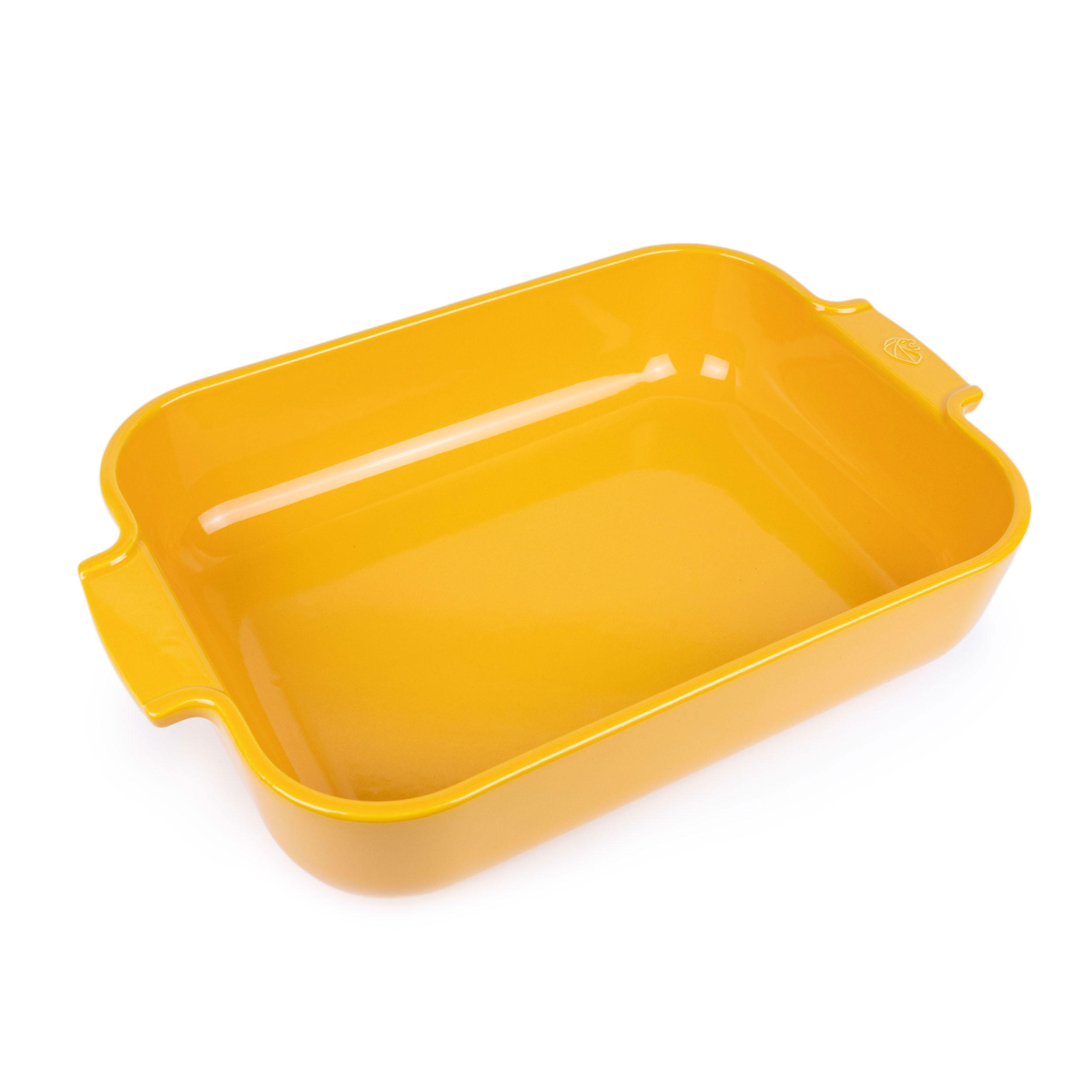 AUFLAUFFORM Keramik Appolia 36cm Rechteckig Safrangelb Spülmaschinenfest - Gelb, Keramik (23.6/36/7.5cm) - PEUGEOT